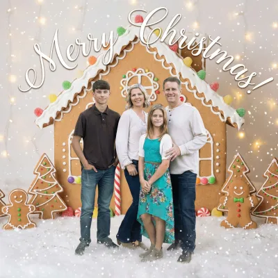 Gingerbread House Portrait