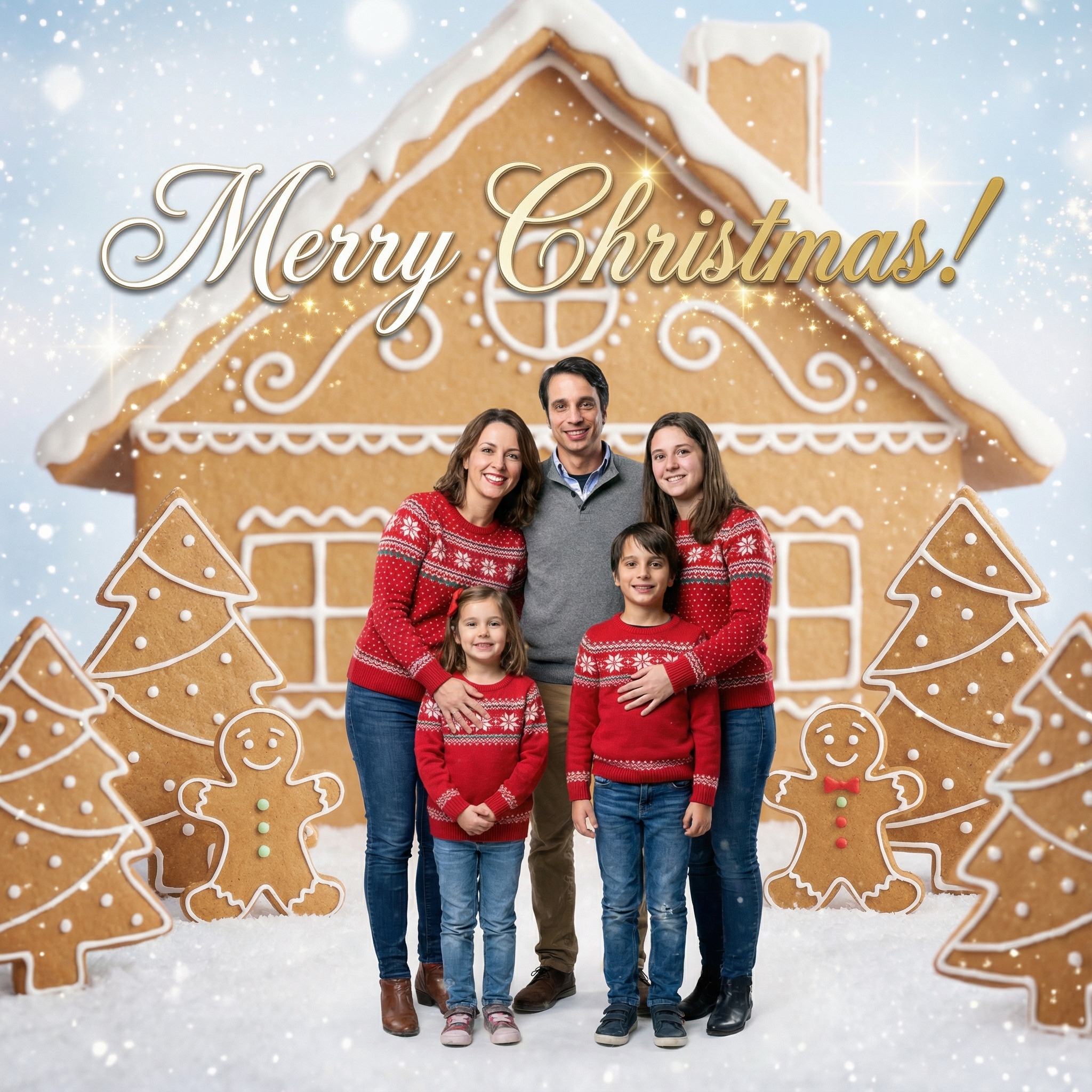 Gingerbread House Portrait